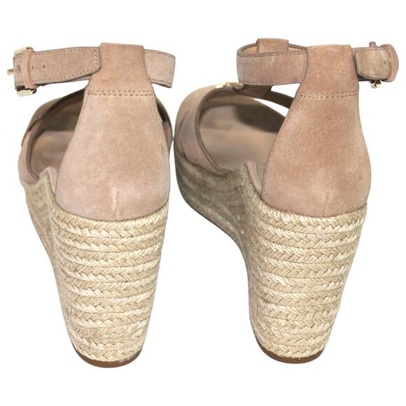 Ralph Lauren Hale Wedge Sandals Khaki Size 8.5 NWT - Picture 9 of 14